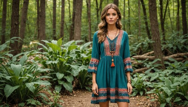 Robe courte bohème karma koma : style et élégance assurés